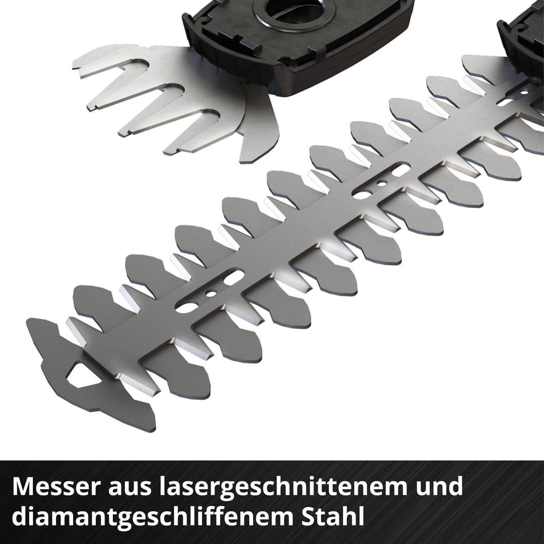 Einhell Akku-Gras- und Strauchscherenset | Schwarz