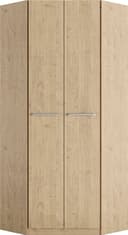 priess Eckkleiderschrank Barcelona | Holztöne 3