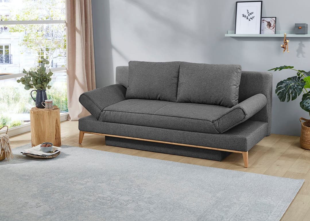 Jockenhöfer Gruppe Schlafsofa Yann | Grau