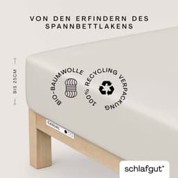 Schlafgut Spannbettlaken CASUAL | Beige