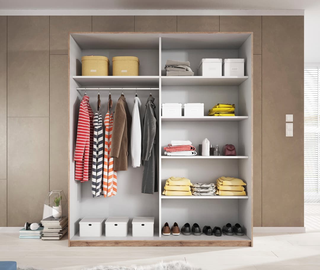 Home affaire Schiebetürenschrank Galaxy | Holztöne