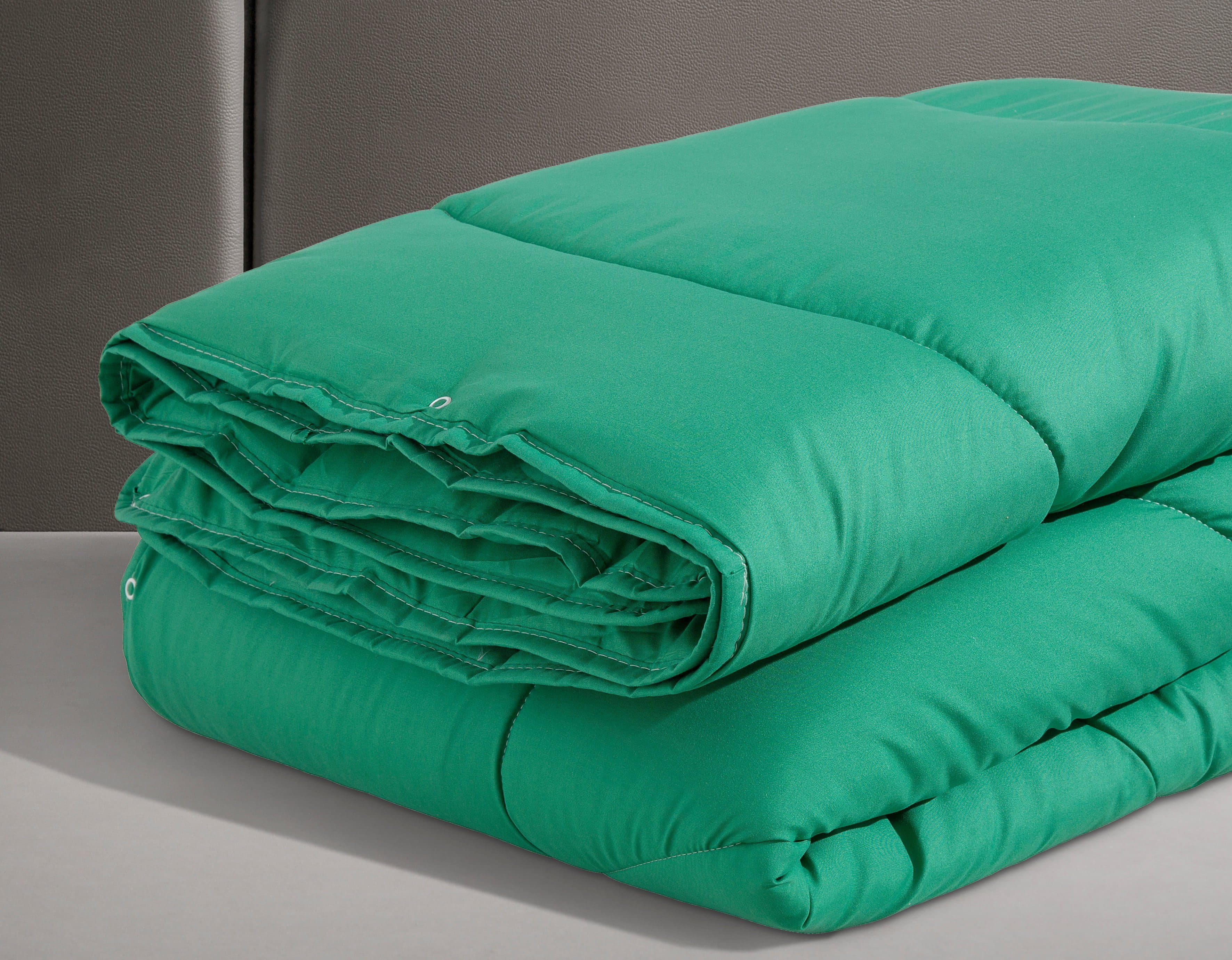 OTTO home Microfaserbettdecke Microlux | Grün