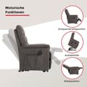 Duo Collection TV-Sessel Whitehorse XXL | Grau 4