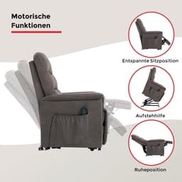 Duo Collection TV-Sessel Whitehorse XXL | Grau