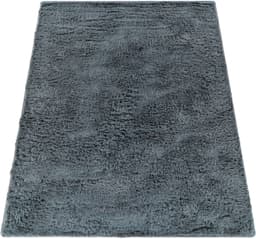 my home Hochflor-Teppich Serville | Grau