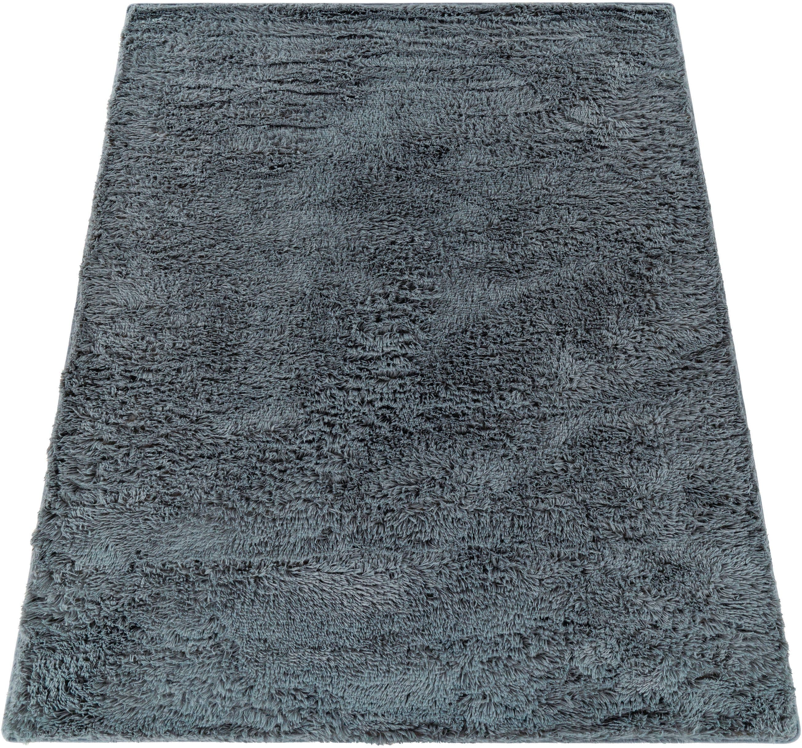 my home Hochflor-Teppich Serville | Grau