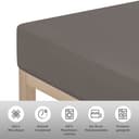 OTTO home Spannbettlaken PAPRIKA | Braun 3