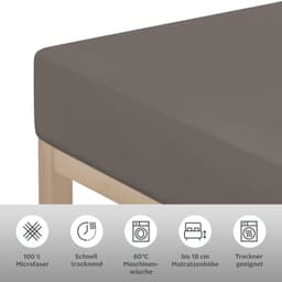 OTTO home Spannbettlaken PAPRIKA | Braun
