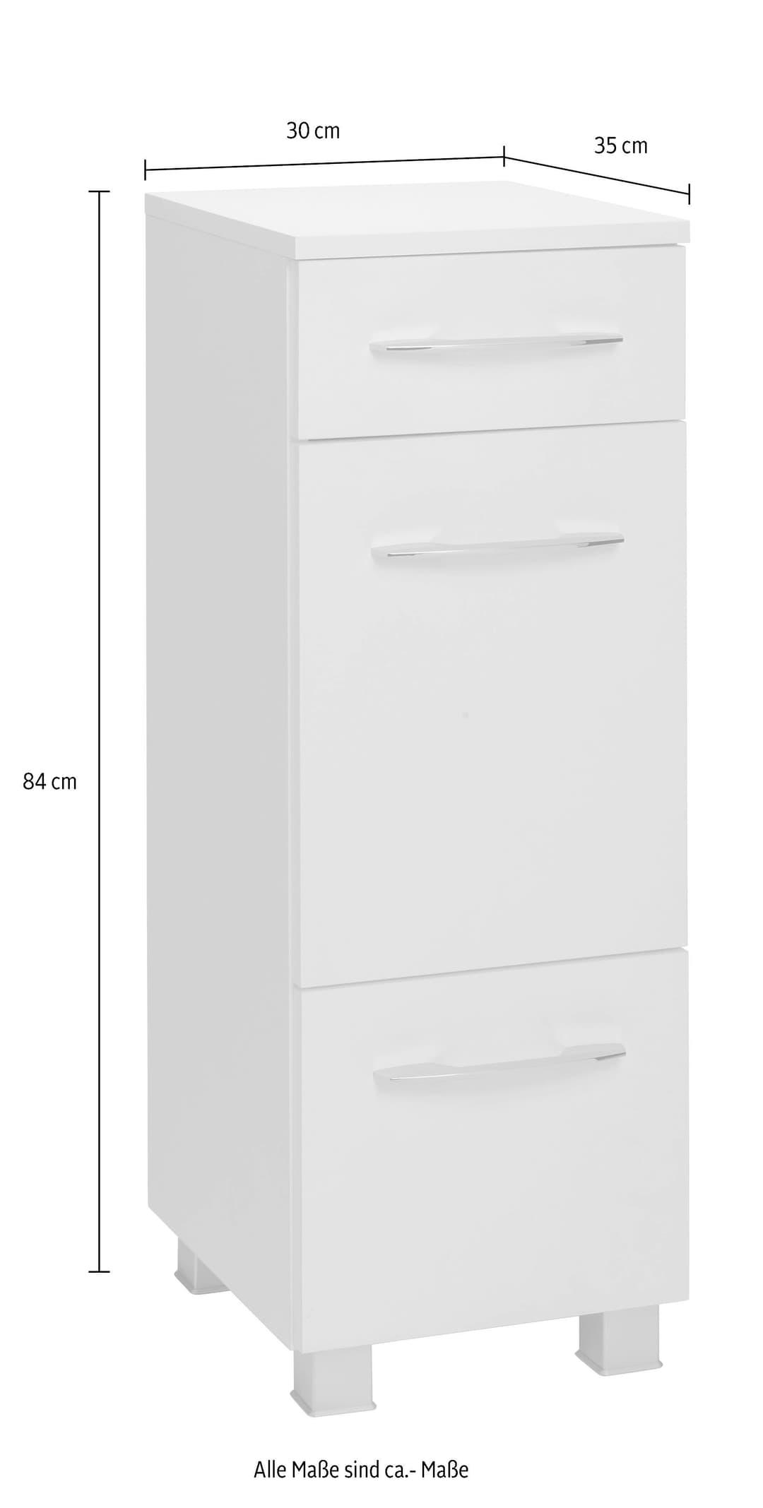 welltime Unterschrank Portofino | Braun