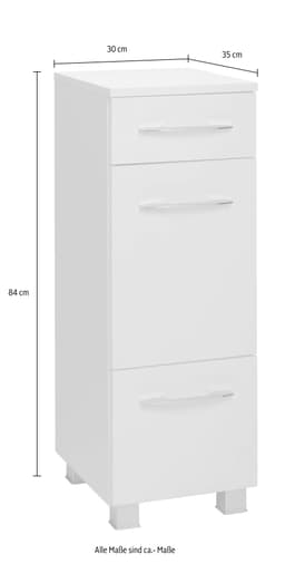 welltime Unterschrank Portofino | Braun