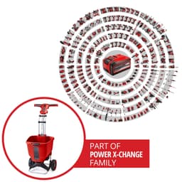 Einhell Streuwagen GE-SR 18/22 Li-Solo | Rot
