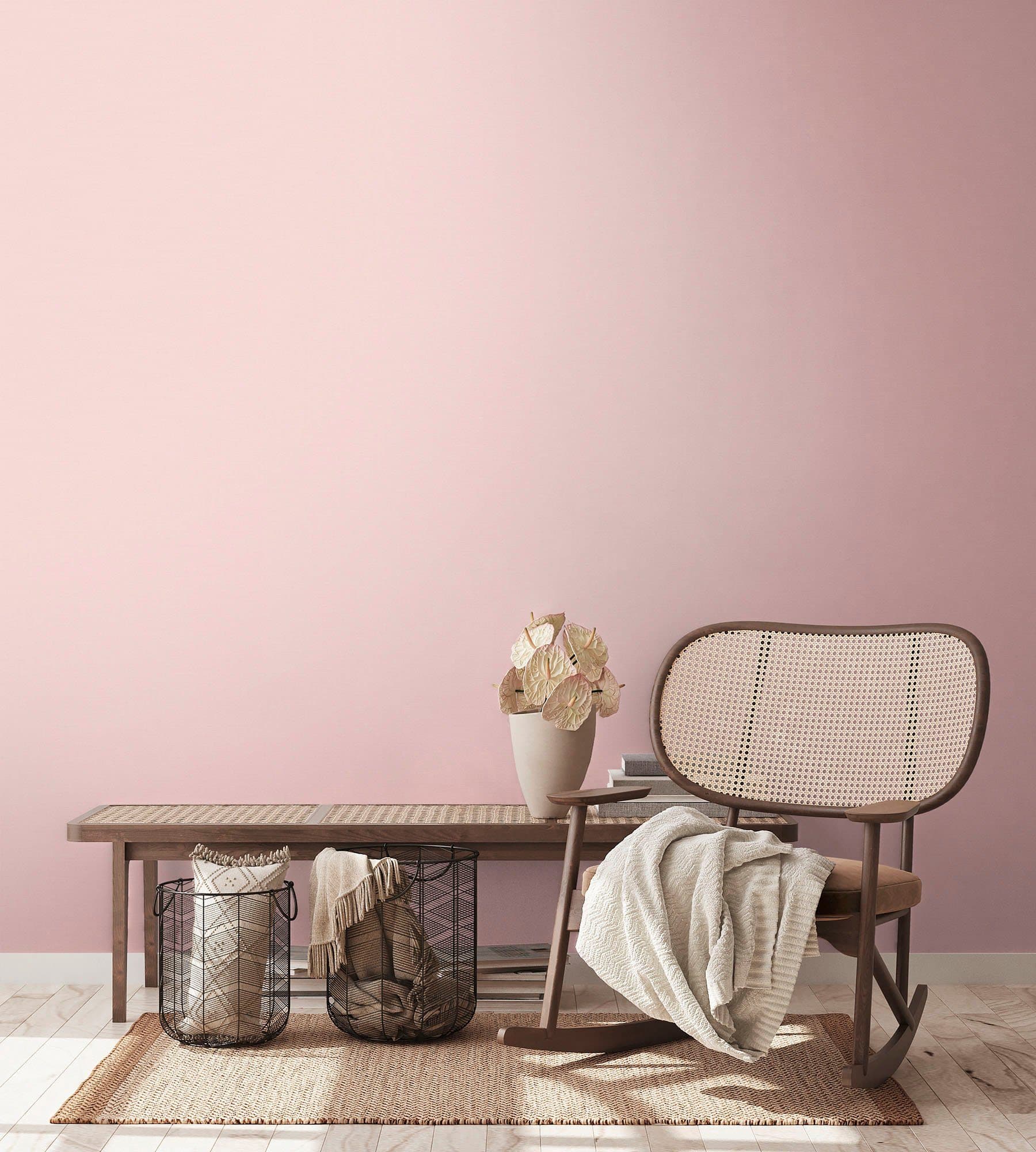 living walls Vliestapete House of Turnowsky Designer Unitapete | Rosa