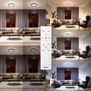 Philips LED Deckenleuchte All-In-One | Schwarz 4