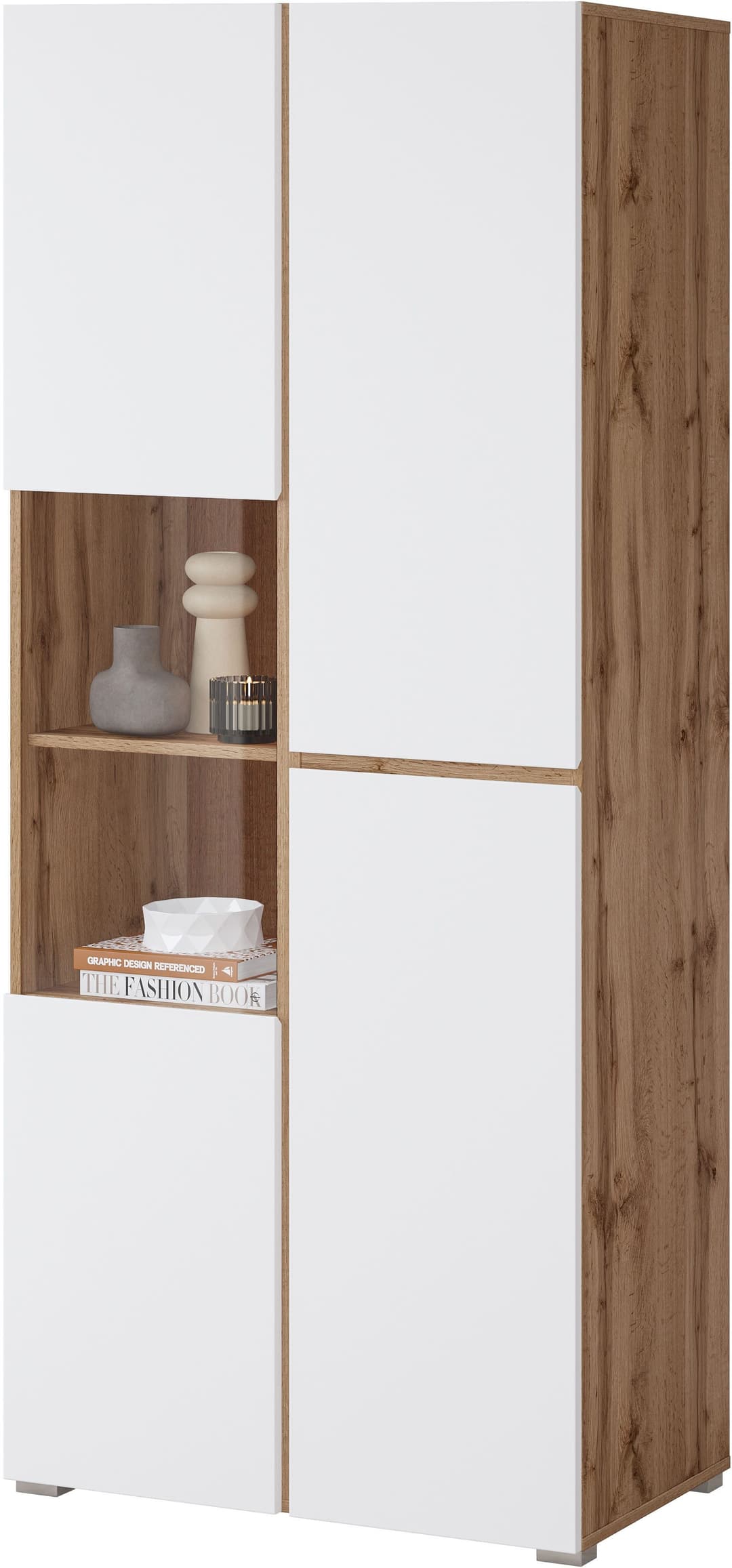 Vitrine Cross | Holztöne