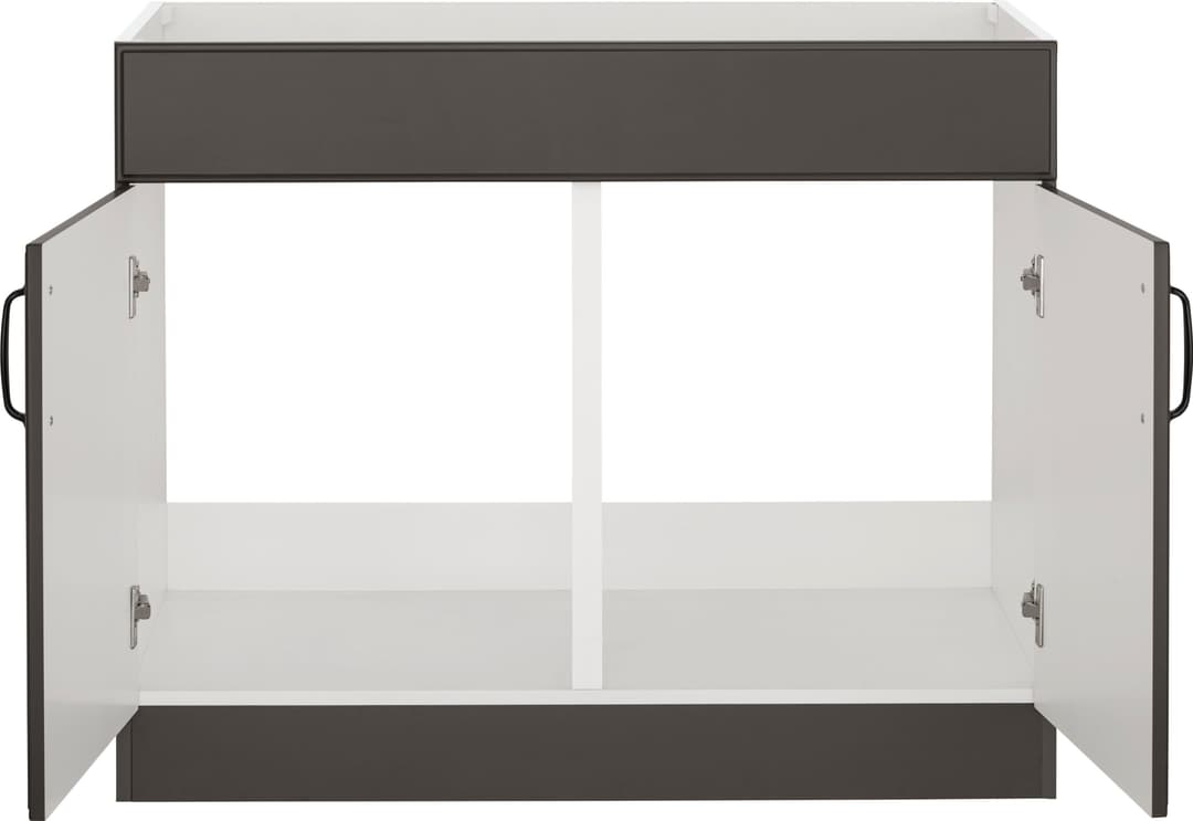 wiho Küchen Spülenschrank Erla | Grau