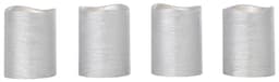 OTTO home LED-Kerze Weihnachtsdeko (Set, 4-tlg) | Silber