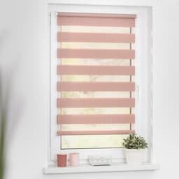 Doppelrollo Duo Rollo Klemmfix | Rosa