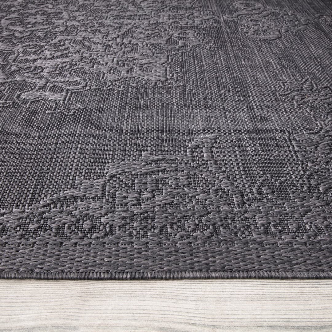 Paco Home Teppich Rimini 412 | Grau