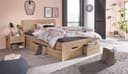 rauch Bett Einzelbett Doppelbett Stauraum FLEXX | Holztöne 2