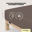 Schlafgut EASY JERSEY Spannbettlaken | Beige 3