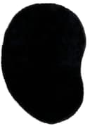 Bruno Banani Hochflor-Teppich Dana Bean shape | Schwarz