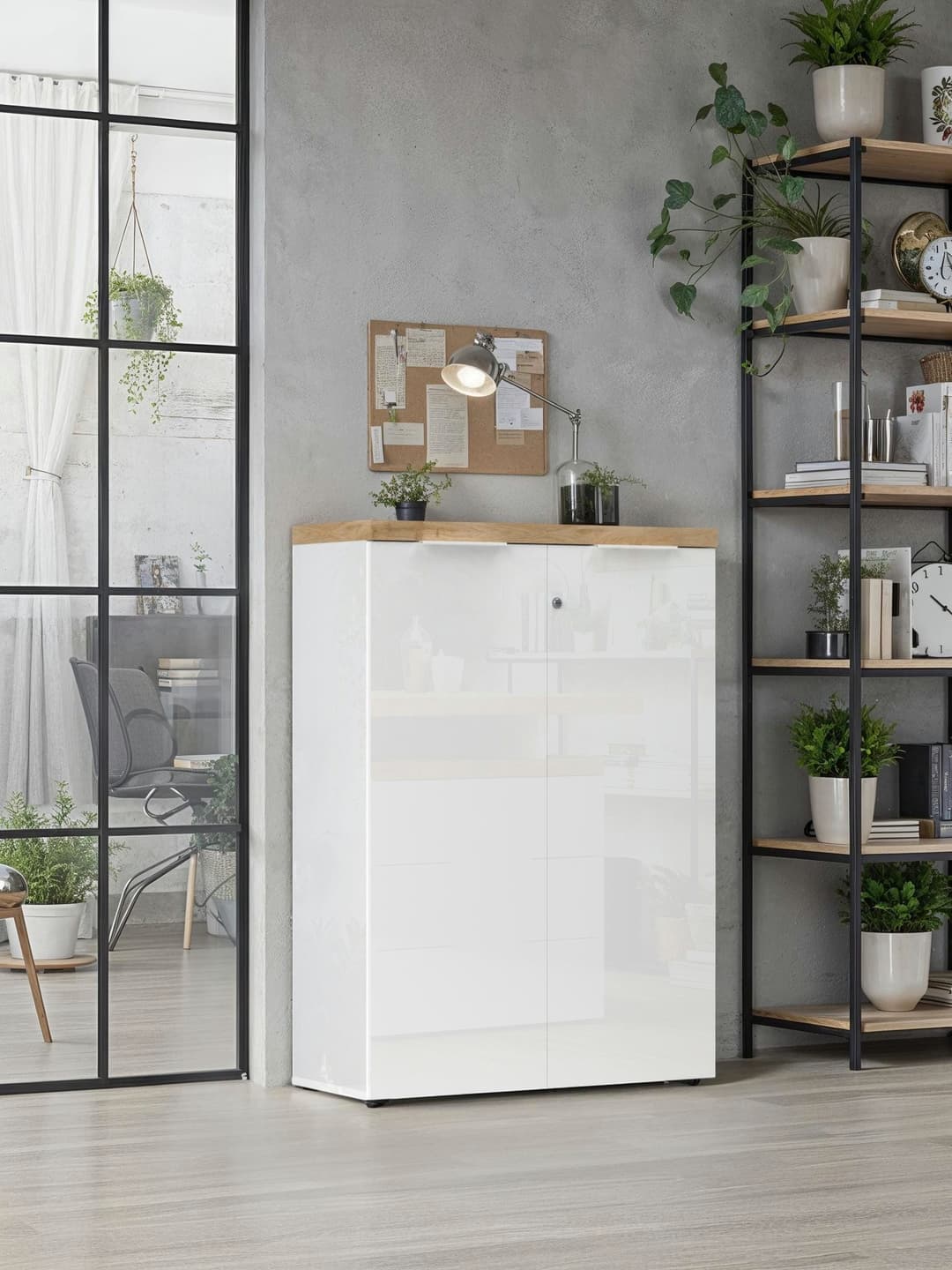 Home affaire Aktenschrank Easy | Weiß