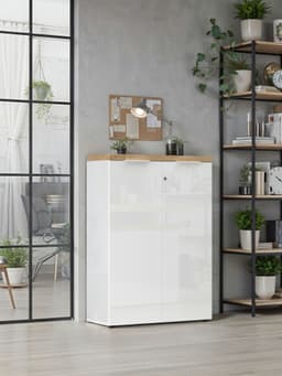 Home affaire Aktenschrank Easy | Weiß
