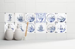 Home affaire Fliesenaufkleber Maritim | Mehrfarbig