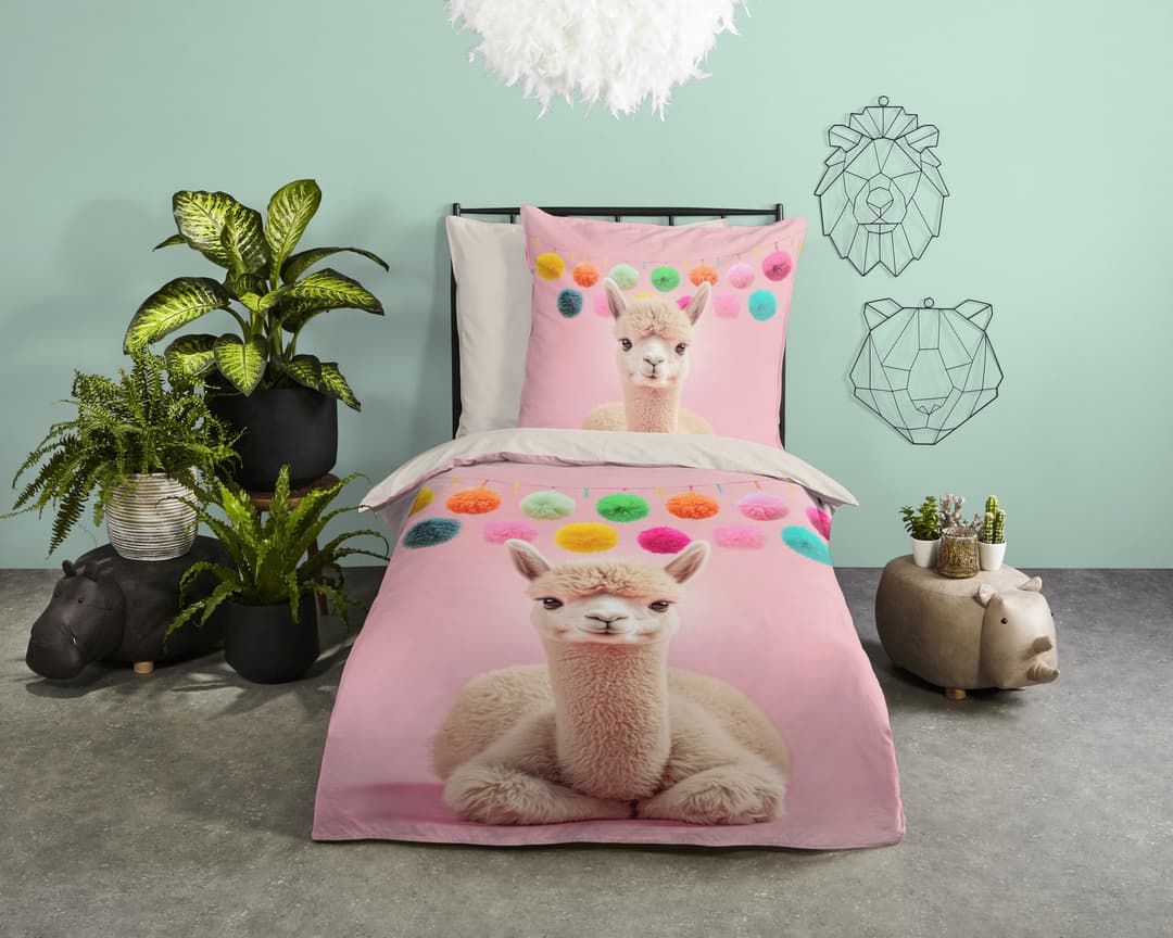PURE luxury collection Kinderbettwäsche Relaxing | Rosa