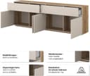 OTTO home Sideboard Criss | Holztöne 3