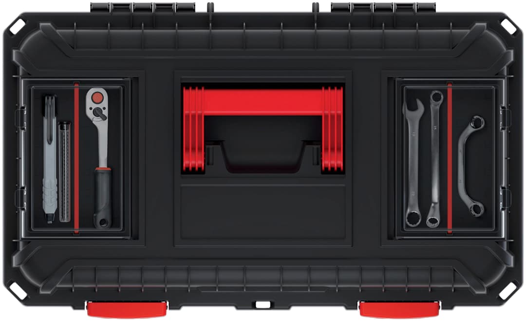 Prosperplast Werkzeugbox HEAVY | Schwarz