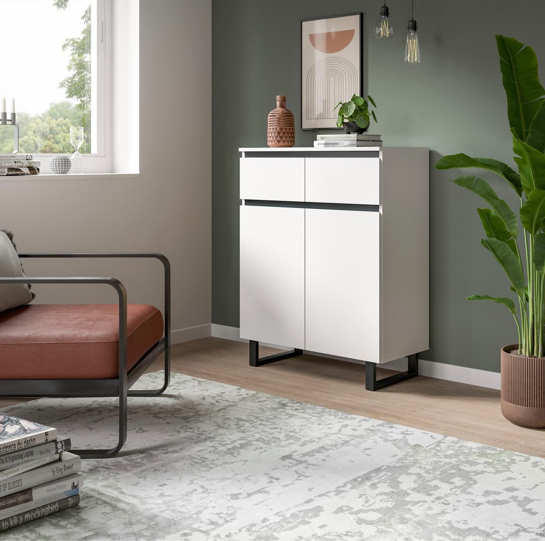 Home affaire Kommode TOMA | Weiß