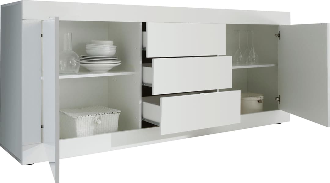 Home affaire Sideboard Basic | Weiß