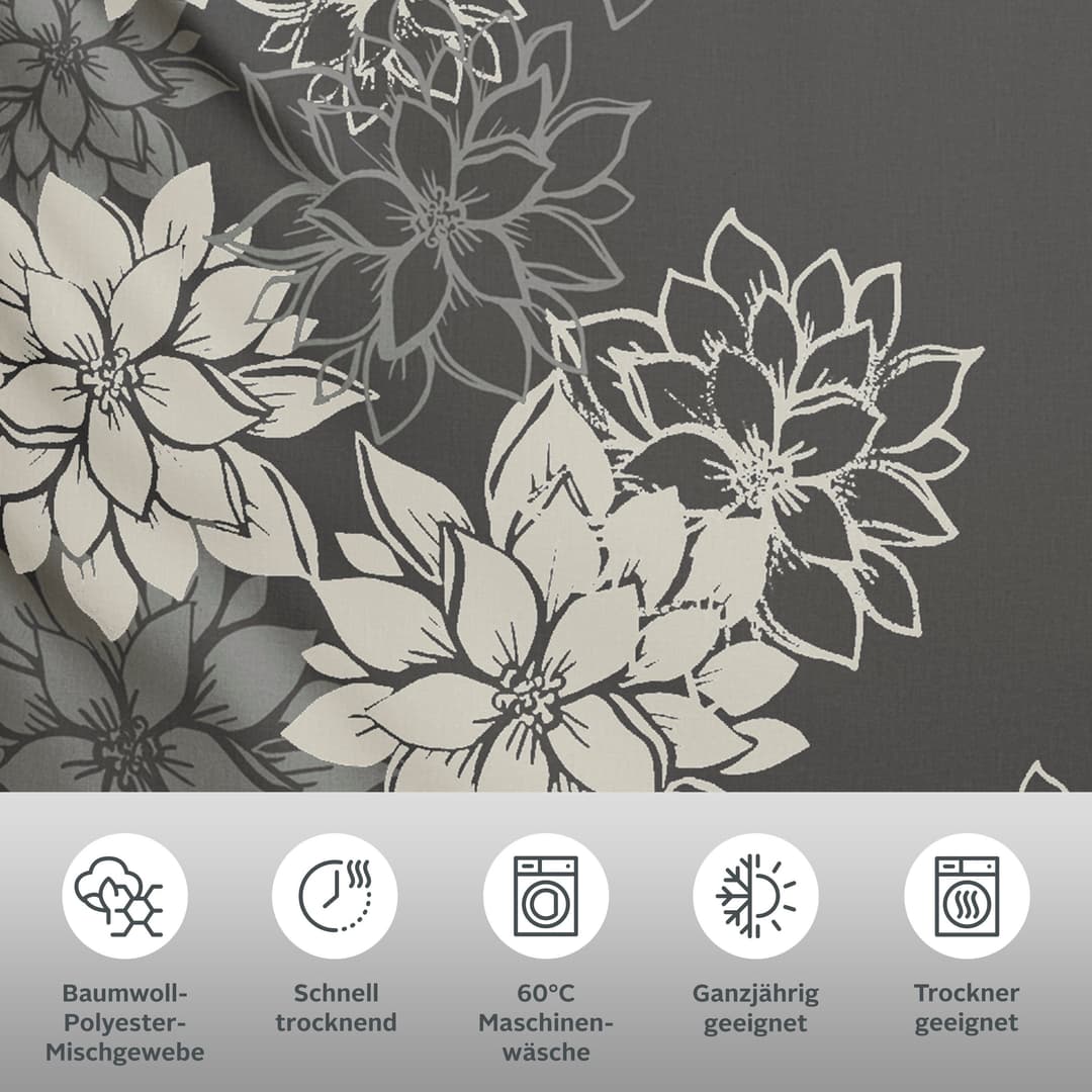 OTTO home Bettwäsche Susan | Grau