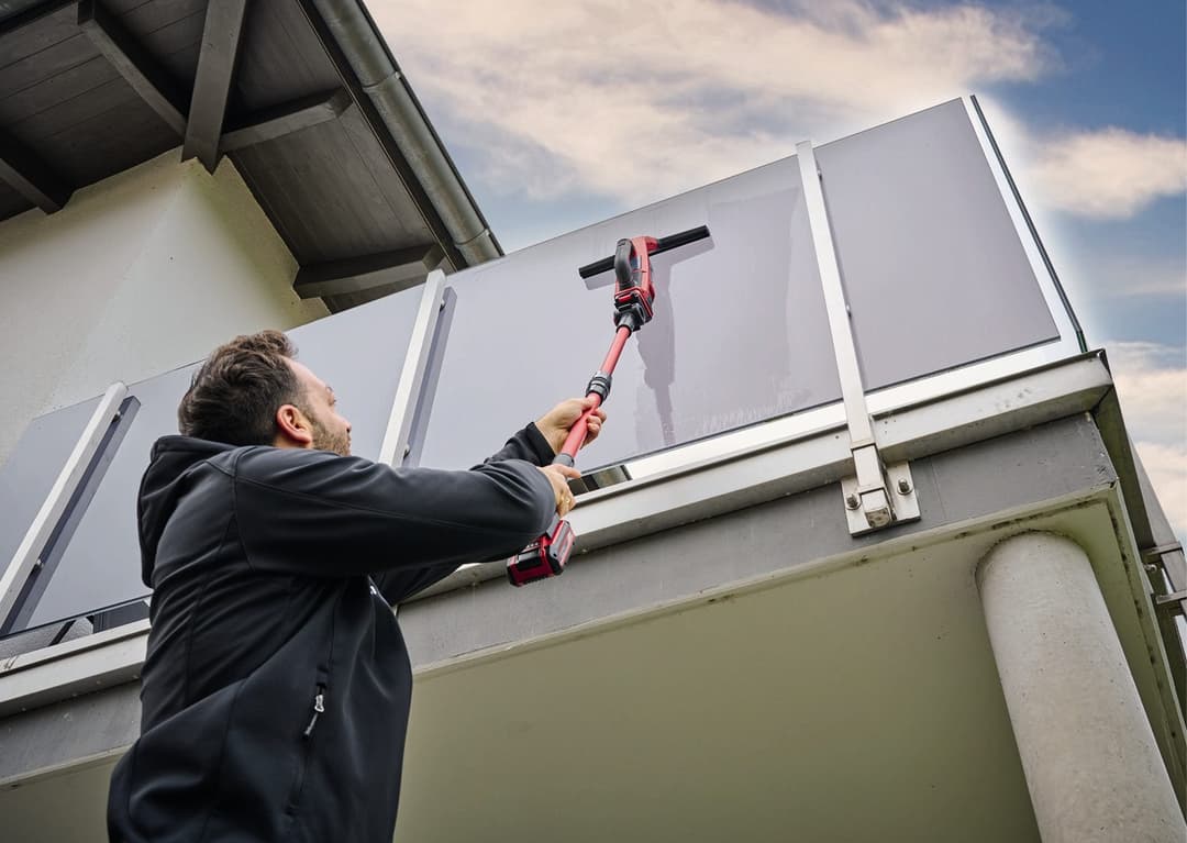 Einhell Teleskopstiel Teleskopstangenset BRILLIANTO | Mehrfarbig