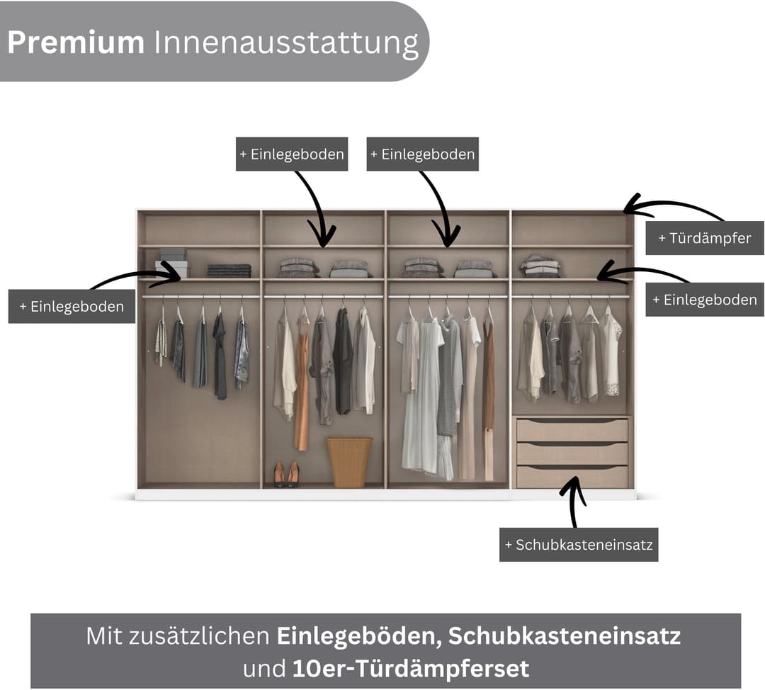 rauch Kleiderschrank AVOLA | Beige