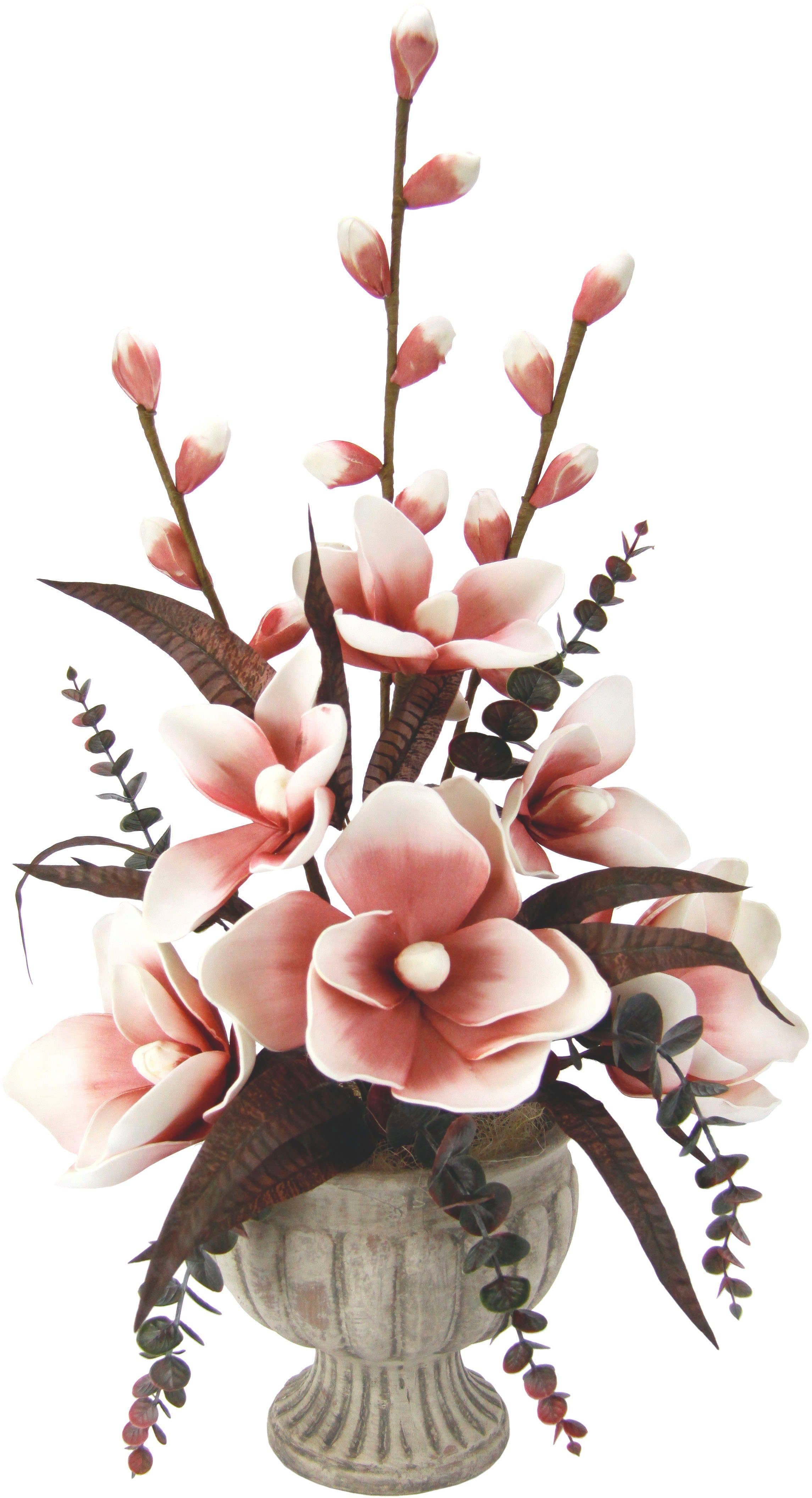 Kunstpflanze Soft-Magnolie | Rosa