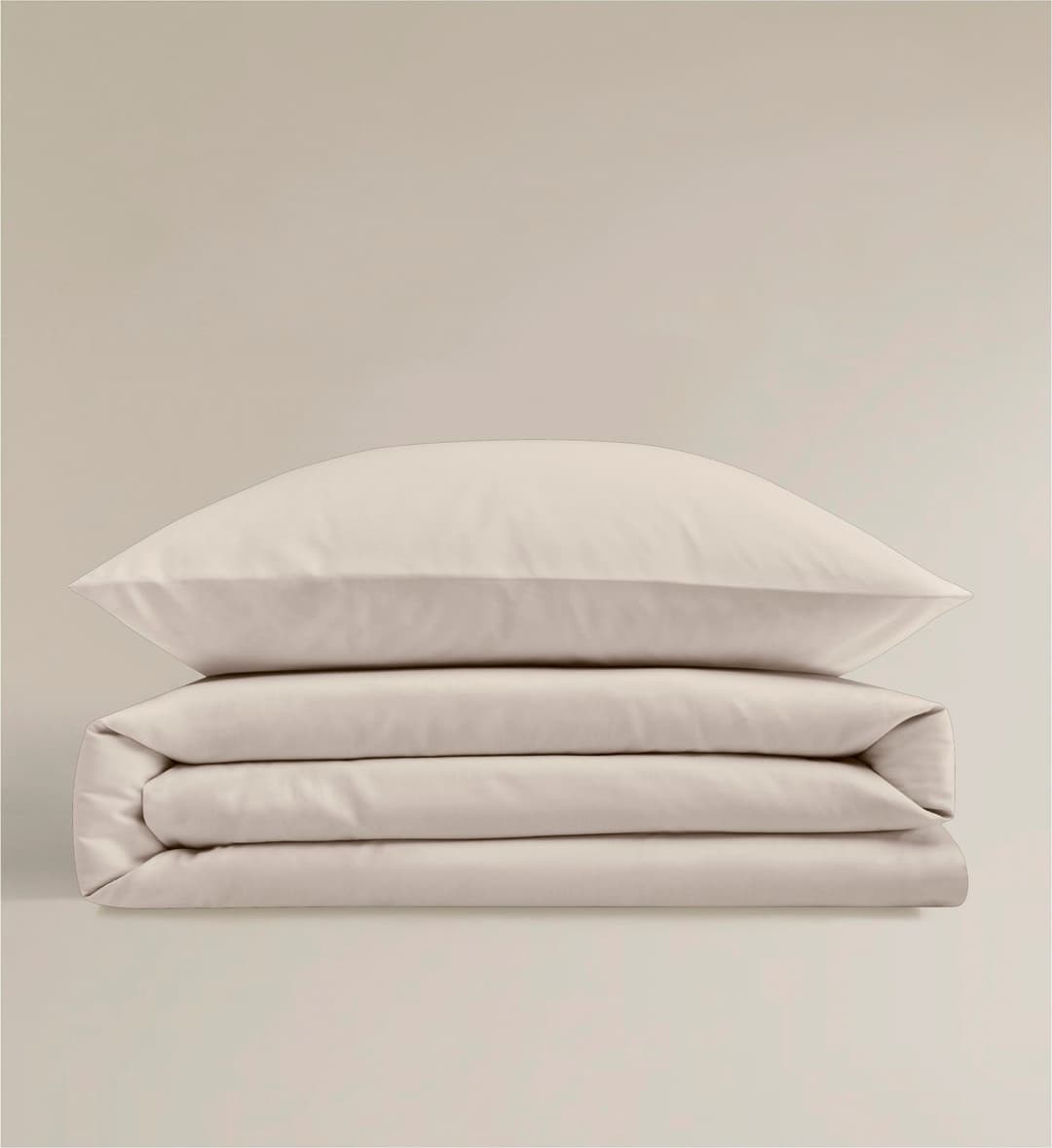 BIERBAUM Bettwäsche Elegant uni | Beige
