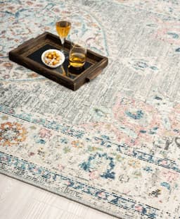 the carpet Teppich Palma | Grau