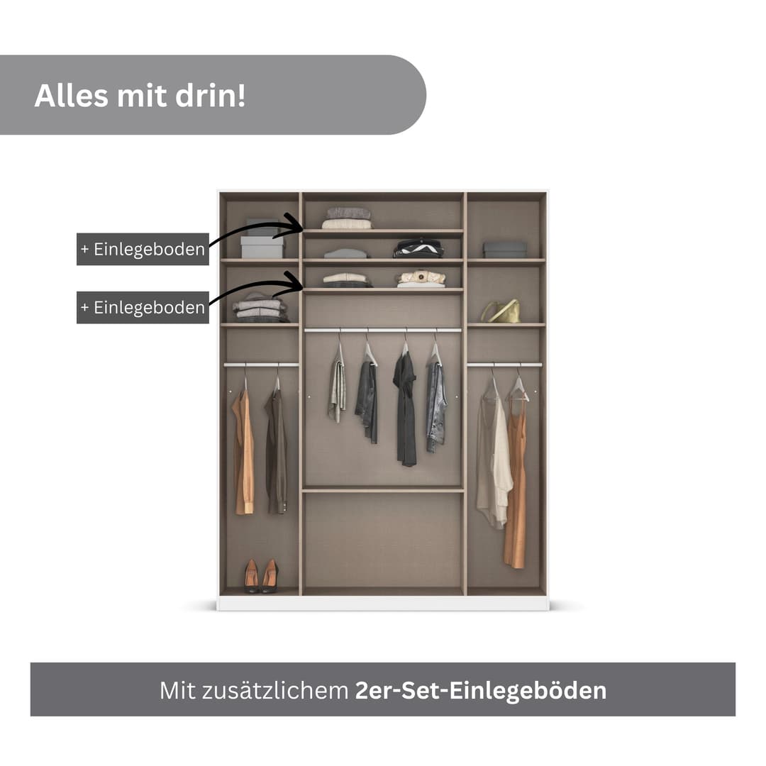 OTTO home AGORDO Kleiderschrank | Beige