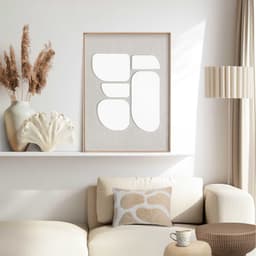 Reinders! Wandbild Organic Blocks | Beige