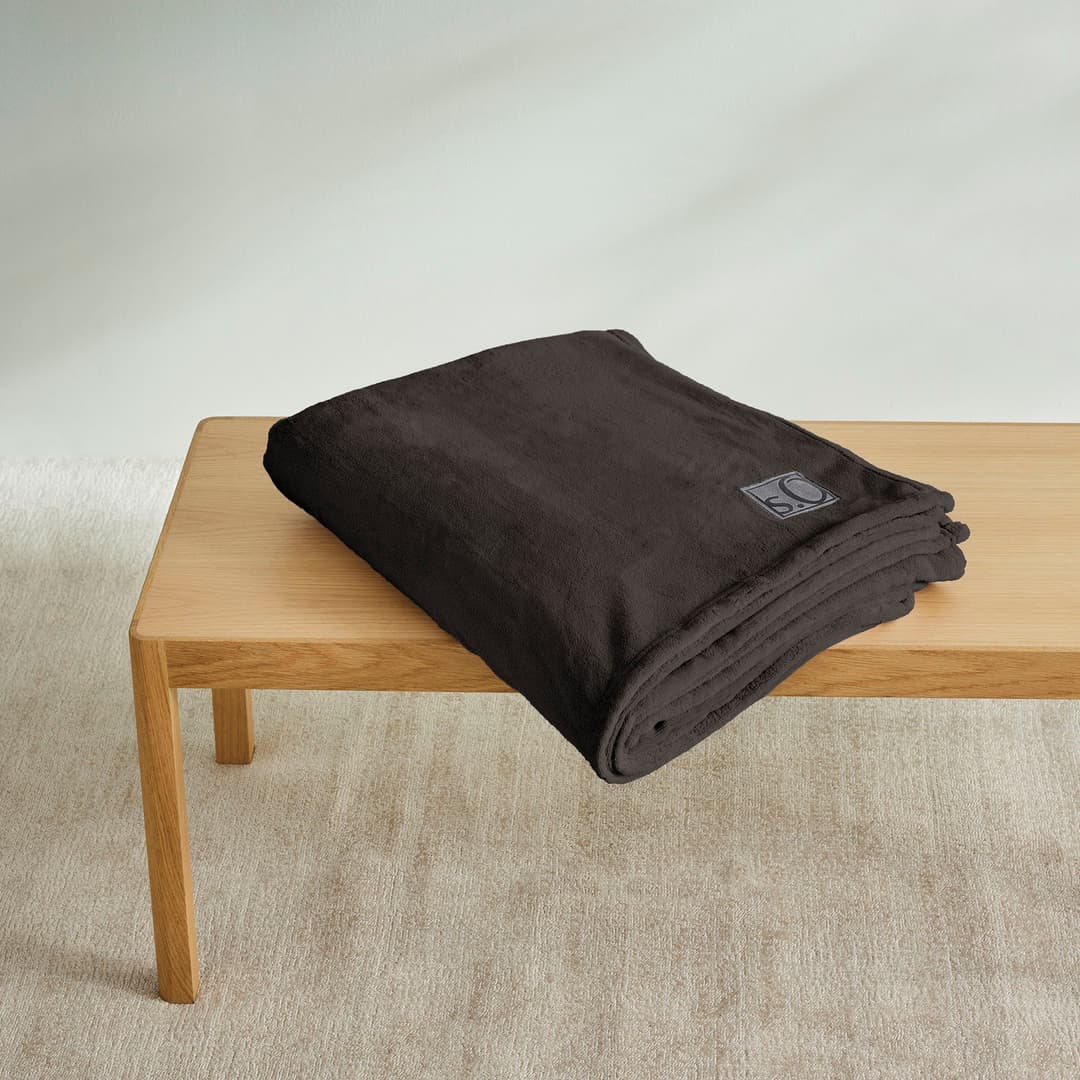 s.Oliver Wohndecke Kuschelsoft | Braun