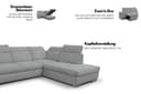 WERK2 Ecksofa Alicante Cord | Grau 3