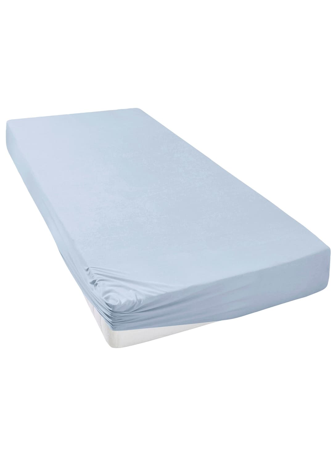 OTTO home Spannbettlaken GRETA Jersey | Blau