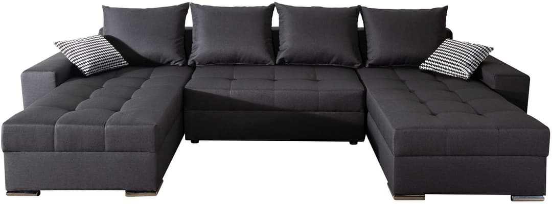 COLLECTION AB Wohnlandschaft Josy XL U-Form | Grau