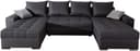 COLLECTION AB Wohnlandschaft Josy XL U-Form | Grau 2