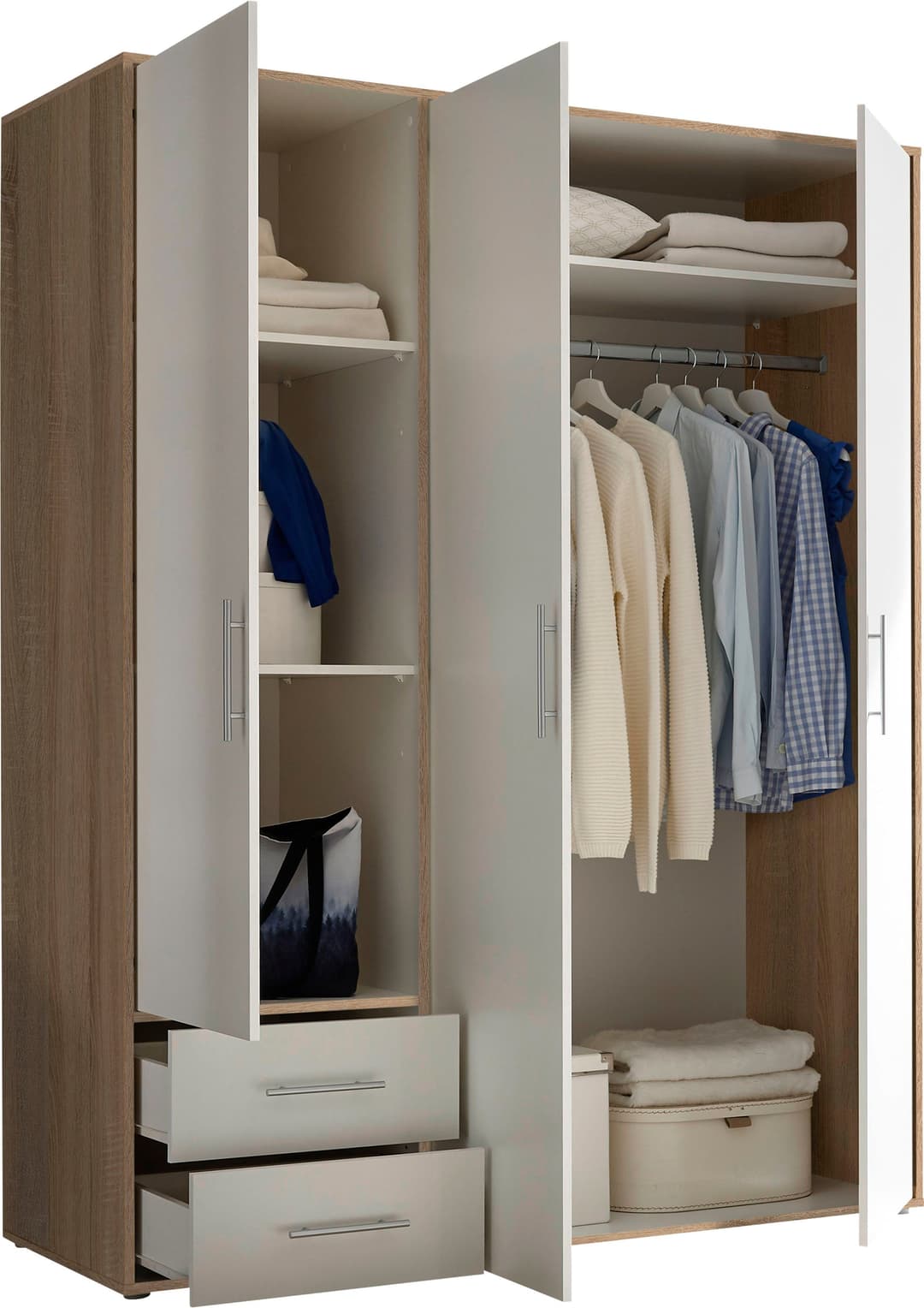 Schlafkontor Kleiderschrank Valencia | Holztöne