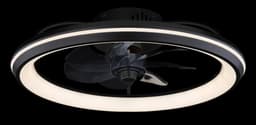 GLOBO LIGHTING CELESTE Deckenleuchte mit Ventilator | Schwarz