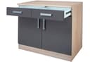 KOCHSTATION Unterschrank KS-Toronto | Braun 2