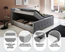 Home affaire Boxbett Tessaja | Grau 3